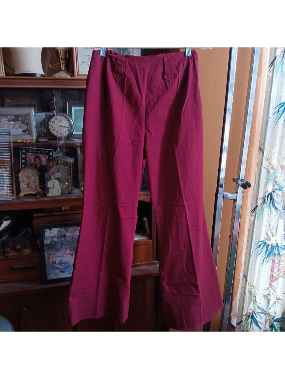 26x30 Vintage 1960's Cowgirl Bellbottom Pants 1of1 Flared High-Waist Western